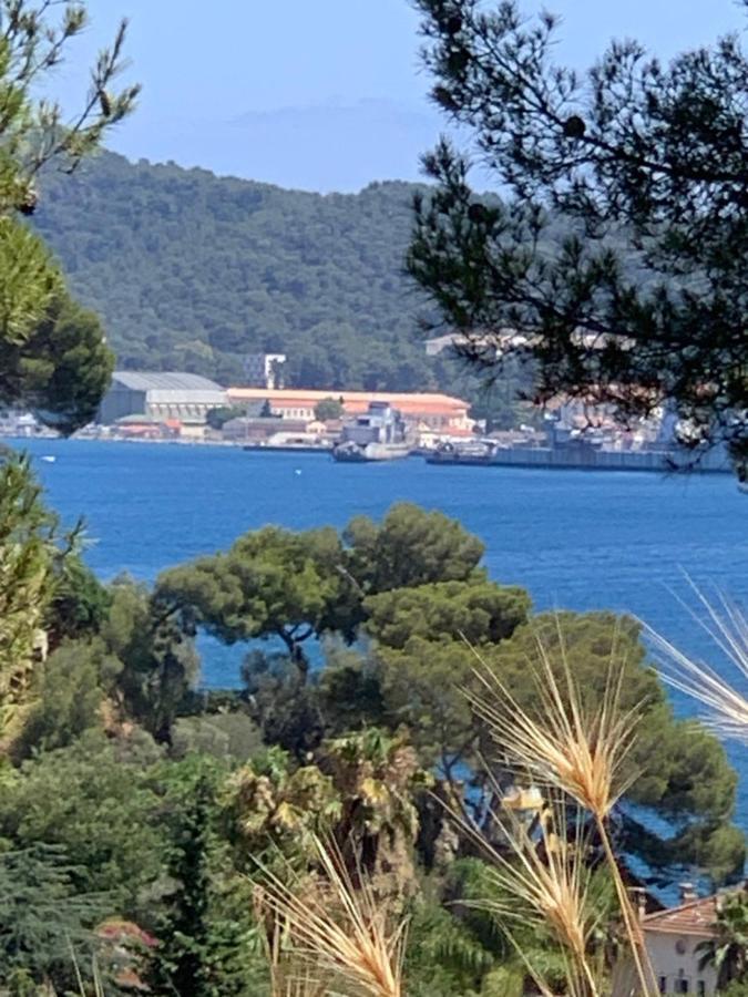 JADE - Appartement climatisé vue et accès mer privé La Seyne-sur-Mer Exterior foto
