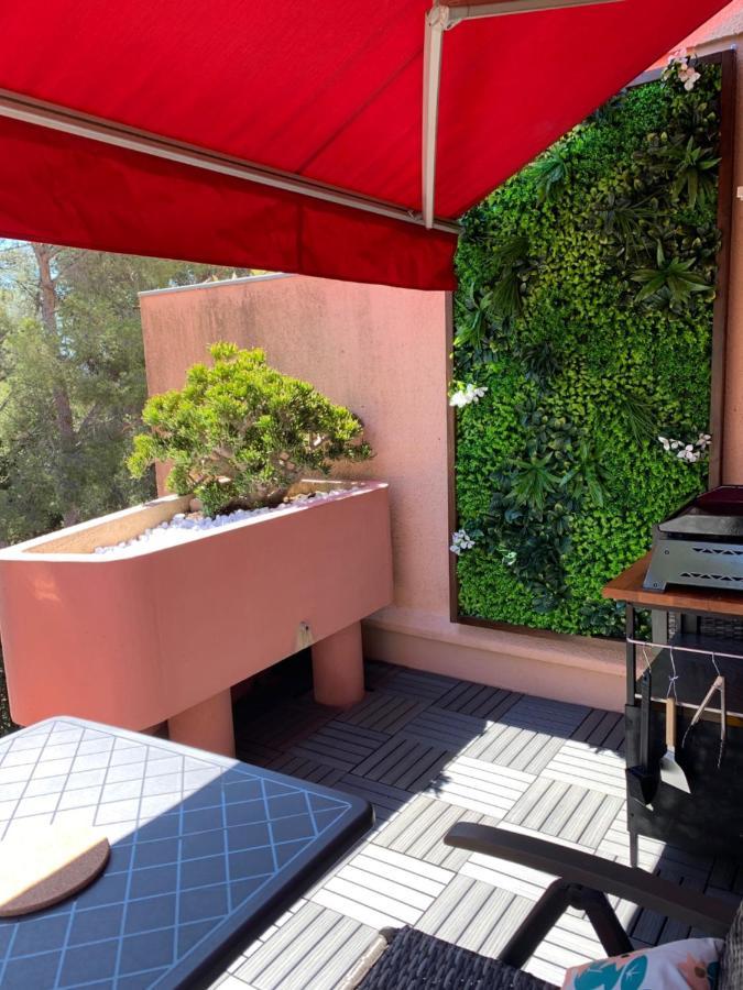 JADE - Appartement climatisé vue et accès mer privé La Seyne-sur-Mer Exterior foto